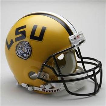 LSU Tigers Riddell Full Size Authentic Helmet