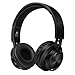 Venstone Wireless Bluetooth Headphone with Build-in Microphone with TF Card FM Radio and Audio Cable - Black