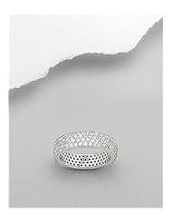 CZ Ring In 92.5 Sterling Silver