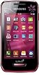 Samsung Wave Y S5380 La Fleur Smartphone (8,1 cm (3,2 Zoll) Display, Touchscreen, 2 Megapixel Kamera, UMTS) wine-rot