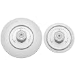 Tilia FoodSaver 4 and 5 inch universal jar lid set.
