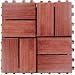 ウッドデッキ 30x30cm 【6枚以上送料無料】 JW5-30-B