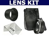 52mm 2.0X Telephoto Lens + Tube Adapter For Kodak Easyshare P880