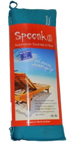 Spoonk Cotton Acupressure Travel Mat - Pagoda Blue