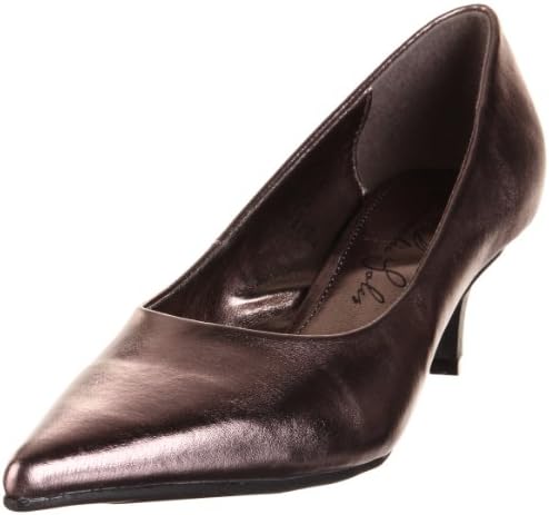 Romantic Soles Women's Emersine,Pewter Metallic Kid Polyruthane,7.5 W US
