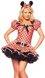 Sexy Adult Womens Halloween Costumes Mickey Mouse Club Minnie Dress Costume Theme Party Outfit