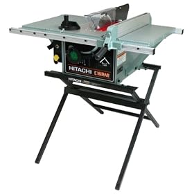 Hitachi C10RA2 10-Inch Portable Table Saw with Metal Stand