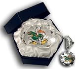 Miami Hurricanes Crystal Paper Weight Paperweight