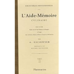 L'Aide-M�moire culinaire