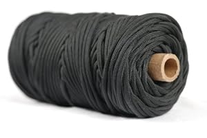 TOUGH-GRID 750lb Black Paracord / Parachute Cord - This Is The Genuine 