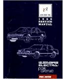 1988 BUICK ELECTRA LESABRE PARK AVENUE Service Manual