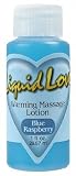 Liquid Love Warming Massage Oil 1oz Cool Blue Raspberry