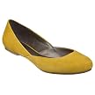 Women's Merona&reg; Madalena Suede Ballet Flats - Mustard