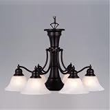 Standford Chandelier Finish: Oil Burnished Bronze