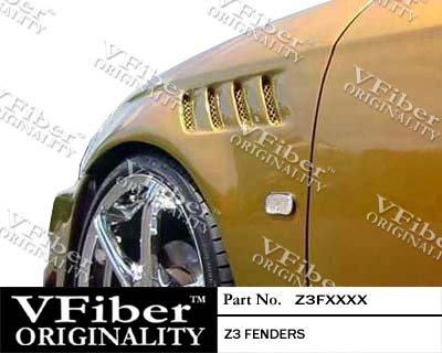 Z3F95ME - VFiber FRP Mitsubishi Eclipse 95-99 HB Z3 2pc Front Fenders