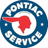 Signpast Reproduction Vintage Sign, PONTIAC SERVICE