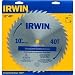 Irwin Tools 11170 10-Inch by 40 Teeth Circular Saw Blade with 5/8-Inch Arbor