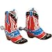 Roy Rogers Boot Shaped Salt & Pepper Shakers *