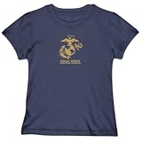 T-Shirt Woman Navy Blue  Golf Dept Marine Corps  Sports