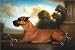 Art Poster, Recumbent Great Dane - 27.5 x 18.75