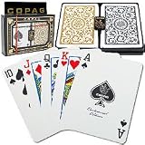 Copag Poker Size Regular Index 1546 Playing Cards (Black Gold Setup)
