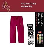 NCAA Arizona State Sundevils Crimson Gelscrubs Kids Pants
