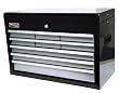 HOMAK BG02026903 27-Inch SE Series 9-Drawer Top Chest - Black/Gray