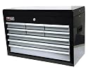 HOMAK BG02026903 27-Inch SE Series 9-Drawer Top Chest - Black/Gray