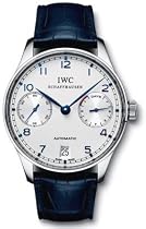 IWC Portuguese Automatic Steel Blue Mens Watch IW500107