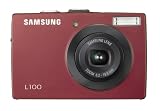 Samsung L100 Digitalkamera (8 Megapixel, 3-fach opt Zoom, 2,5 Display) in rot
