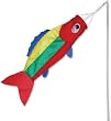 Premier Kites 18015 Fish Wind Wand 12-Pack Windsock, Primary, 18-Inch