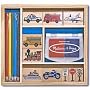 Melissa & Doug Vehicles Stamp Set