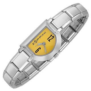 Zoppini Watches, Zoppini 'D' Shape Dial and Stainless Steel Bracelet Watch White, Womens Watches, Womens Zoppini Watches