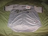 Ryan Braun #8 Majestic Gray Replica (Authentic Like) Milwaukee Brewers Jersey