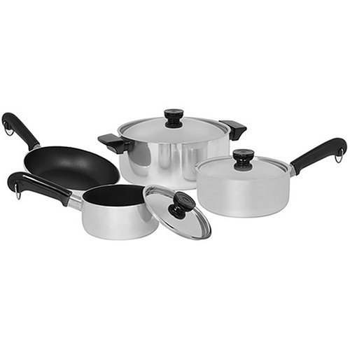 Revere Polished Aluminum 7-Piece Cookware Set product image