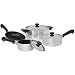 Revere Polished Aluminum 7-Piece Cookware Set