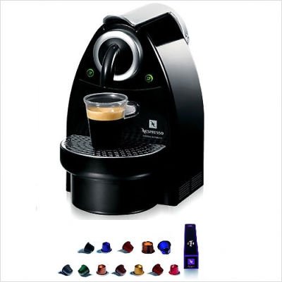 Essenza Flowstop Espresso Machine in Piano Black img