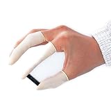 アズワン アズピュア帯電防止指サック イエロー L （2-4943-53）　1箱(1440/袋×20袋入)