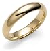 18k Yellow Gold 5mm Comfort Fit Plain Band