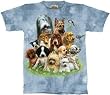The Mountain Puppies In Grass Dogs Short Sleeve Tee T-shirt