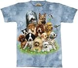 Puppies in Grass T-shirt 100% Cotton KIDS - TEENS and ADULTS Short Sleeve Shirt
