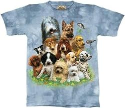 The Mountain Puppies In Grass Dogs Short Sleeve Tee T-shirt