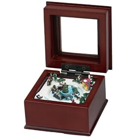 Gold Label 2-1/2-Inch Mini Illuminated Music Box, Sleigh