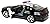 12 pcs in Box: 5" 2006 Ford Mustang GT Police 1:38 Scale (Black/White)