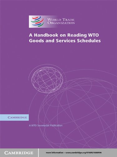 A Handbook on Reading WTO Goods and Services Schedules