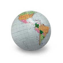 American Educational Inflatable World Globe, 24" Diameter