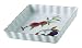 Royal Worcester Evesham Gold 9-1/2-Inch Fluted Square Dish