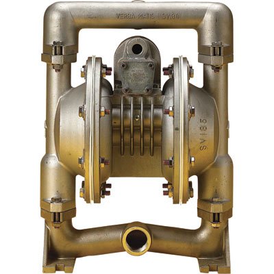 ZEE Line Stainless Steel Double Diaphragm Pump - 37 GPM, Model# 1040SS