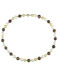 Sterling Silver 9-10.5 MM Freshwater Cultured Pearl Necklace, 18"