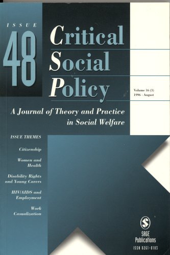 City Travel Guides Discounted  Books : Critical Social Policy (Issue 48)  A Journal of Theory and Practice in Social Welfare (Critical Social Policy)